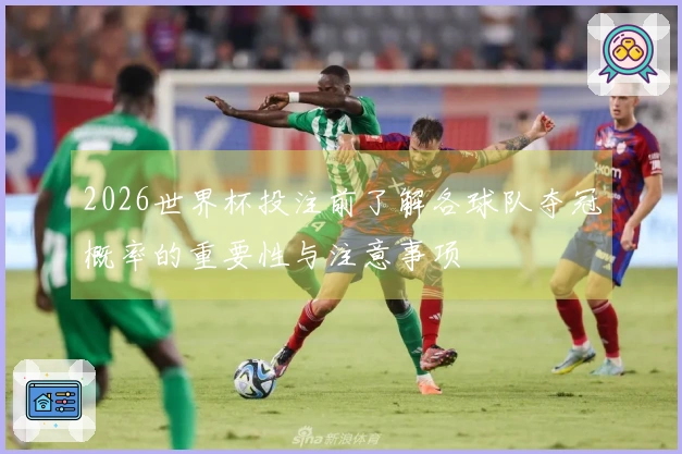 2026世界杯投注前了解各球队夺冠概率的重要性与注意事项