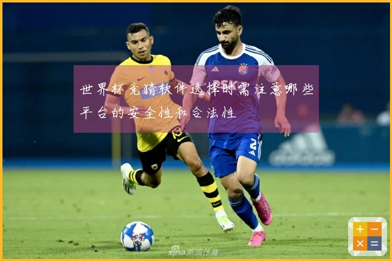 世界杯竞猜软件选择时需注意哪些平台的安全性和合法性